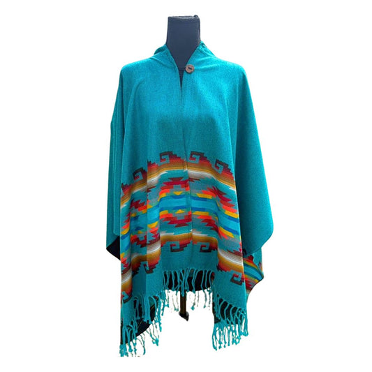 Poncho Otavalo with Hood