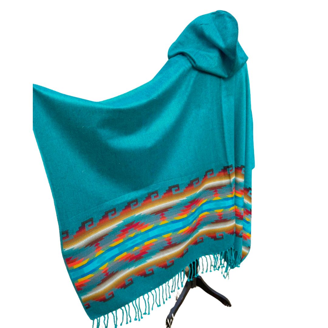 Poncho Otavalo with Hood