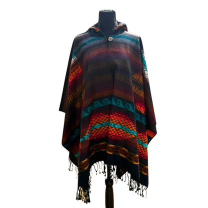 Poncho Otavalo with Hood