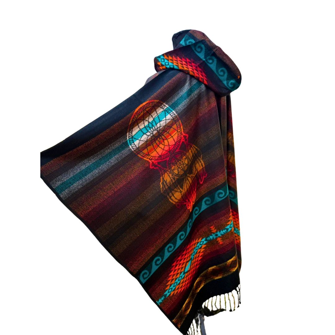 Poncho Otavalo with Hood